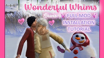 How to Install Wonderful Whims | Sims 4 Mod Installation tutorial