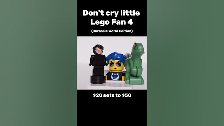 Don't Cry Little Lego Fan 4 (Jurassic World Edition) #lego #memes #monsters #aliens