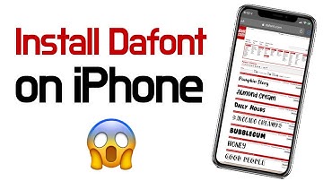 😱 How To Install DAFONT FREE on iPhone (Step by Step)