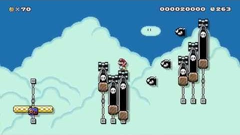 Super Mario Maker Levels: "Sky Bullets"