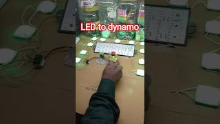 dynamo and fan LED light free energy generate 12 voltage DC LED light project #youtubeshorts
