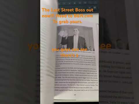 The Last Street Boss Now on sale.#mafia #books #trending