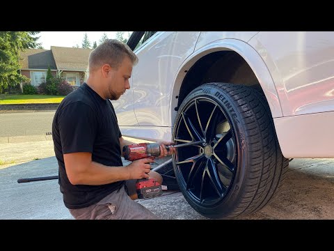 Установка пружин на БМВ￼ Lowering BMW X5 on Eibach Springs