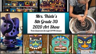 8th Grade 3D Virtual Art Gallery 2020