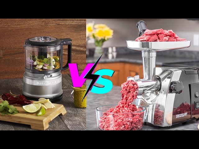 Meat Grinder vs Food Processor 