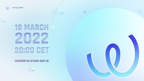 Energy Web - Consortia Relay Staking!