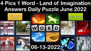 4 Pics 1 Word - Land of Imagination - 13 June 2022 - Answer Daily Puzzle + Bonus Puzzle screenshot 5