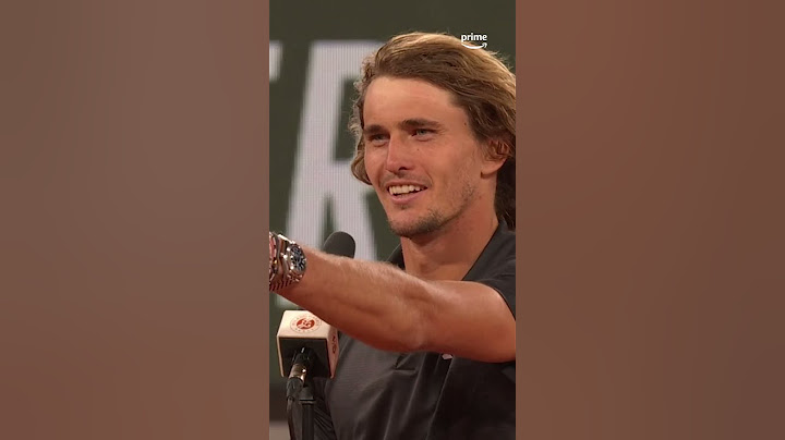Alexander Zverev charme la France ! 🇫🇷