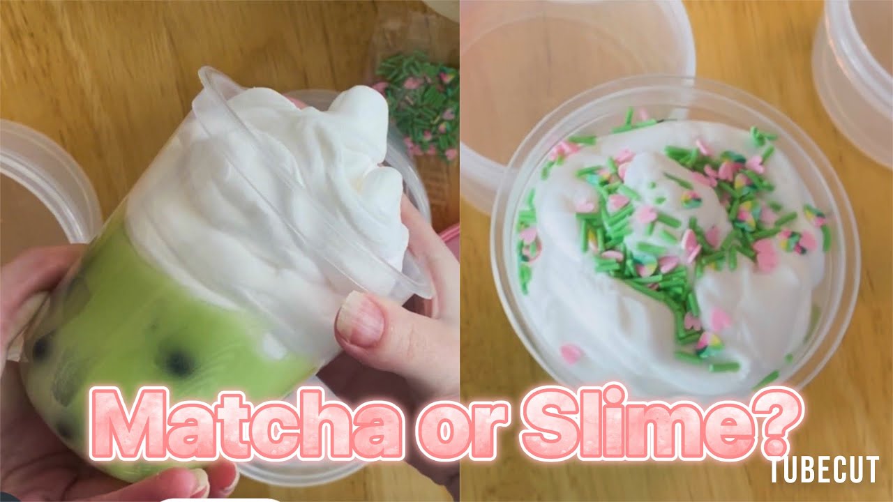 100% honest review of Kawaii Slime Company: Matcha slime kit ASMR