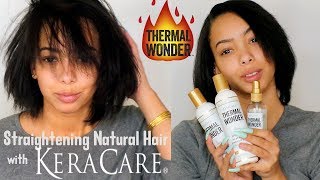 Straightening Natural Hair W Kera Care Lrt Beauty