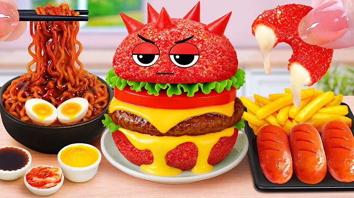 Top Of Fast Food 😍 How To Cook Miniature Sprunki Cheese Burger 😍 Tina Mini Cooking