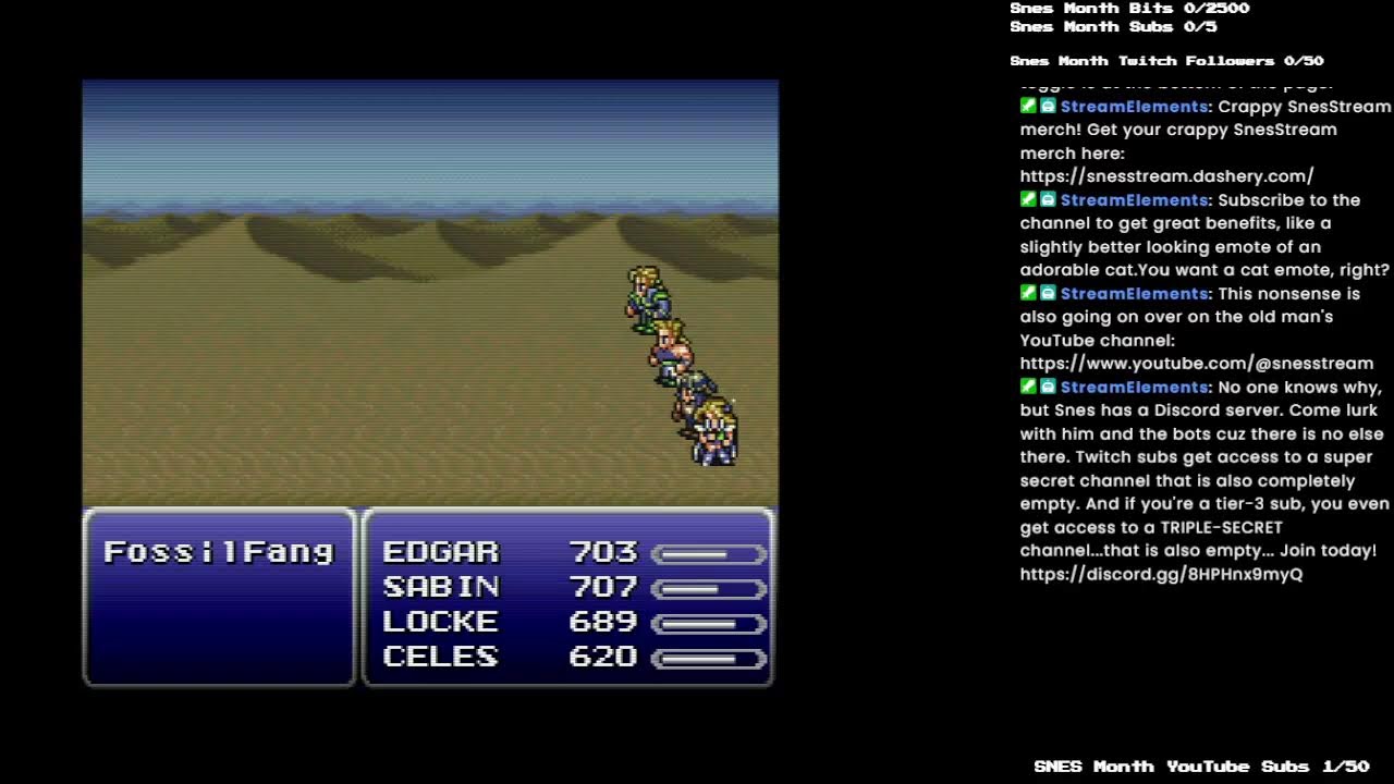 (12) SNES Month 2026: Final Fantasy III (night 3)