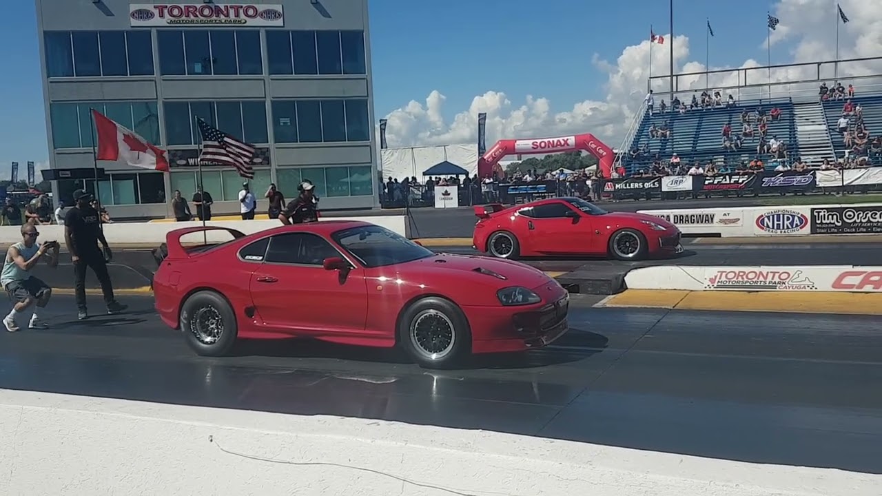 1400hp MK4 Supra Drag Race 