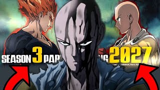 We moeten het hebben over One Punch Man seizoen 3 deel 2, dat in 2027 uitkomt.
