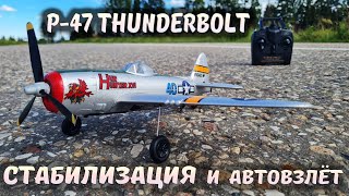 WWII LEGEND for beginners! RC Airplane with VolantexRC P-47 Thunderbolt Stabilization