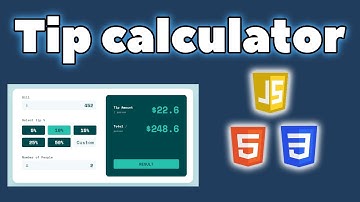 Tip calculator app | Frontend Mentor Challenges