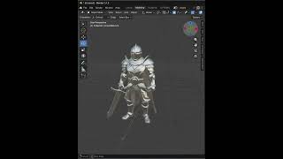 Creating an Armored Knight in Blender | Blender MCP + Hunyuan MCP AI Workflow