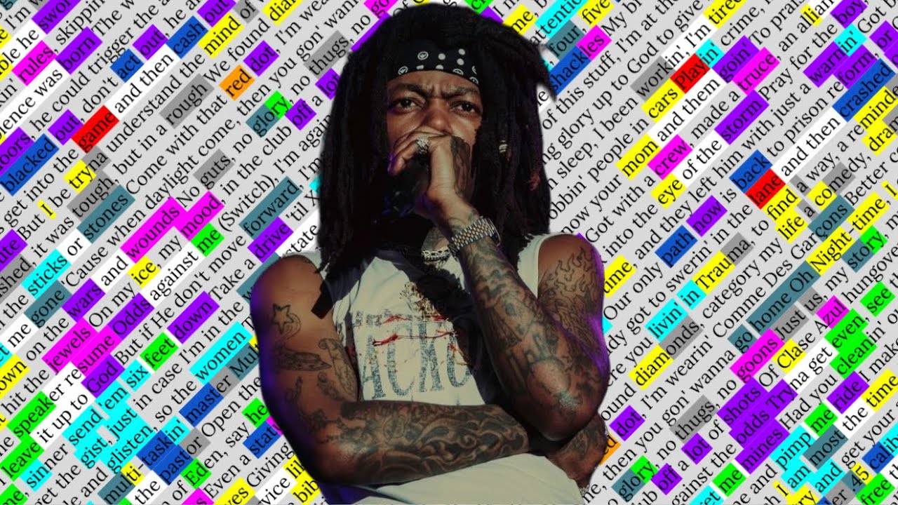 JID, Glory | Rhyme Scheme Highlighted JID, Glory | Rhyme Scheme Highlighted