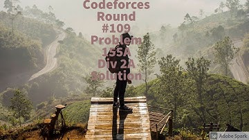 Codeforces Round #109 | Problem 155A | Div 2A level