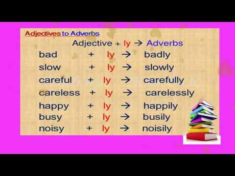 How to change adjectives to adverbs for Cambodian