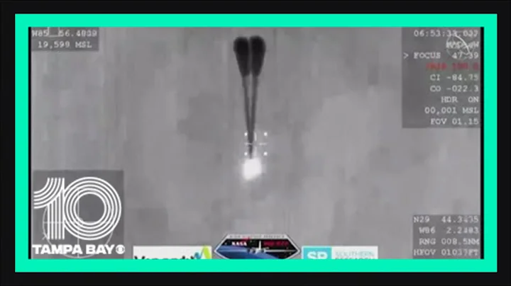 SpaceX returns 4 astronauts to Earth in rare nighttime splashdown