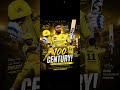 “YELLOW JERSEY, GOLDEN KNOCK – SANJU 100!”