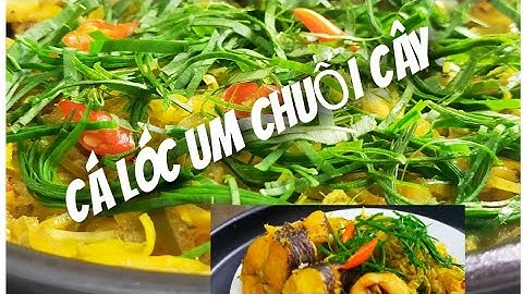 CÁ LÓC UM CHUỐI /MÓN ĂN MIỀN TRUNG