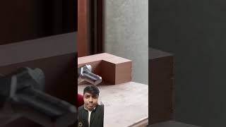 made probably the world's first swing type box joint jig. #woodworking #woodworkingtips #machine