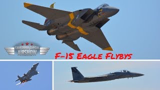 Two f-15 eagles make an appearance at the california capital airshow
2018 to complete several 'turn and burn' flybys. enjoy! footage was
captured from fl...