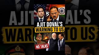 Ajit Doval’s Warning To US!  #ajitdoval #marcorubio #indiausrelations #pakistancrisis  #geopolitics