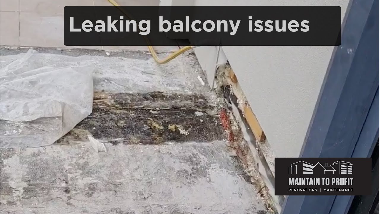 Leaking Balcony Issues