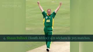 test or ODI me sabse jyada wicket lene vale bowler| most wicket taker in test and ODI.#cricket