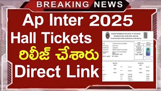 Ap Inter Hall Ticket 2025 Download Link Ap Inter 2025 Public Hall