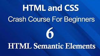 HTML and CSS ( Semantic Elements )