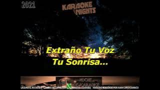 SIN DECIR ADIOS - ALZATE KARAOKE (COVER)
