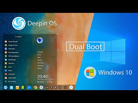 Deepin OS 2020 Complete Installation Guide and Short Preview with Windows 10 Dual Boot