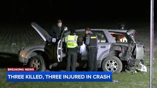 3 people killed, 3 injured on 'Dead Man's Curve' in Edgecombe County crash, officials say