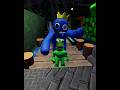 Rainbow Friends Chapter 2 Green V's Blue Monster Jumpscares #rainbowfriends #roblox #shorts