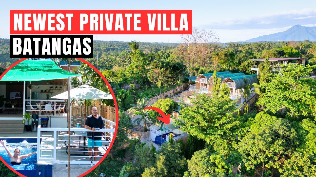 EXCLUSIVE VILLA with POOL JACUZZI at VILLA AMIHAN RESORT | Staycation in Tanauan, Batangas