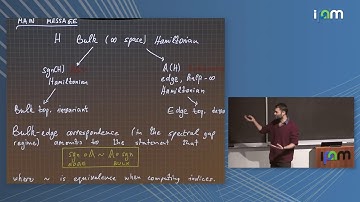 Jacob Shapiro: "Two-Dimensional Time-Reversal-Invariant Topological Insulators via Fredholm Theory"