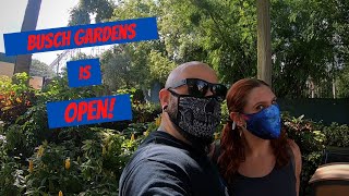 Busch Gardens Is Open! | Small crowds... but no social distancing!