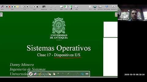 C18P01 - Introducción a Dispositivos Entrada Salida (I/O) - ISI485 -  Sistemas Operativos