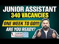 How to Apply for Junior Assistant? | 340 Vacancies @CareerSuccessJammu 9419145317