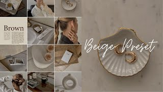 Beige Lightroom Presets Free Download | Instagram Feed Ideas