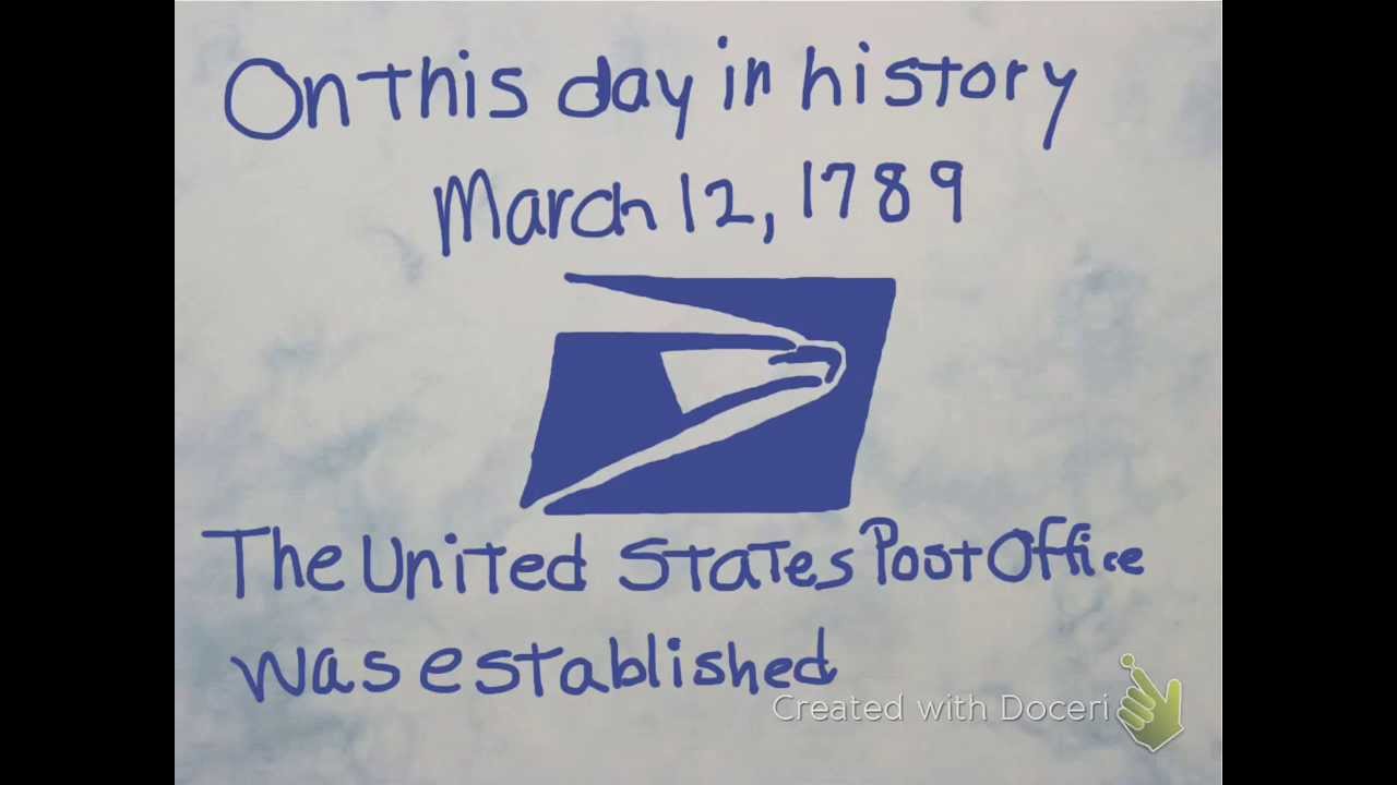 Today In History March 12 1789 YouTube