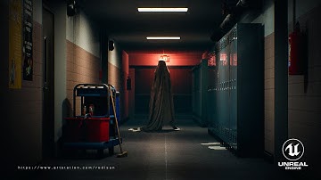 Horror School UE4 Environment