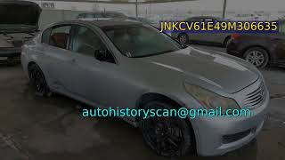 JNKCV61E49M306635 INFI G37 2009