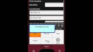 Wind Correction and Course between Waypoints on Phone E6B