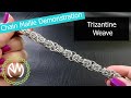 Chain Maille Weave Demonstration - Trizantine Weave