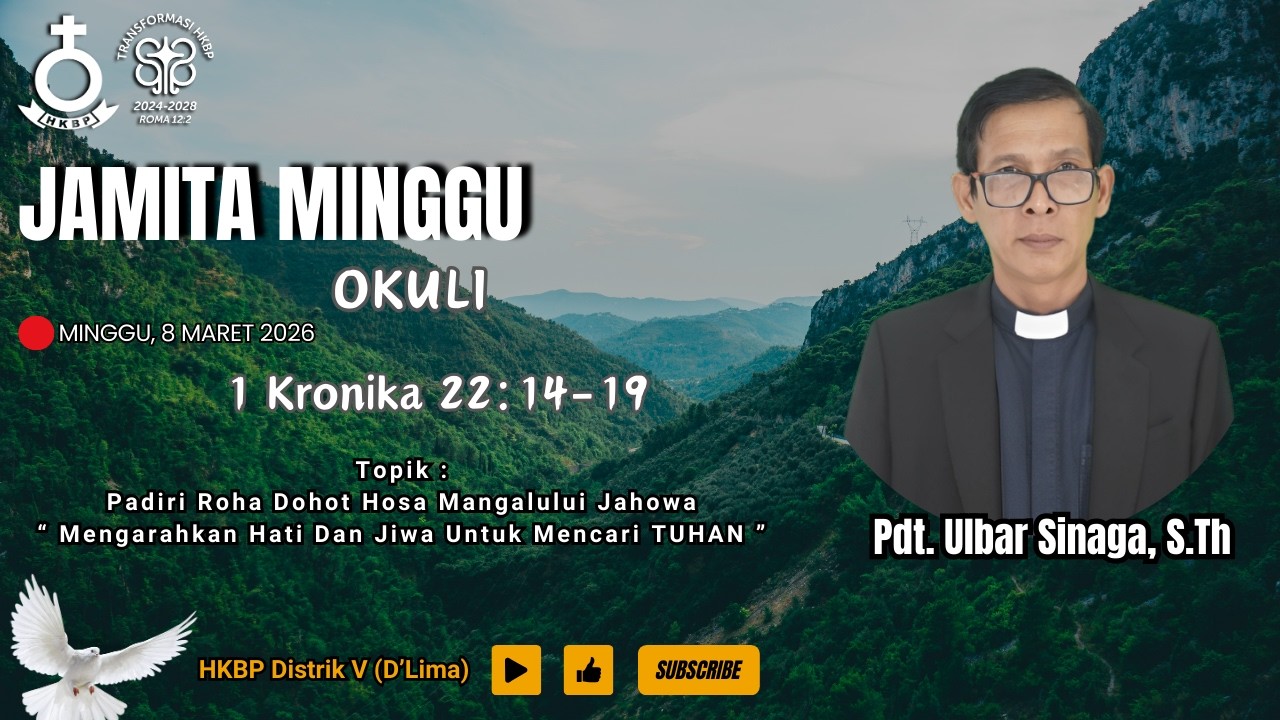 Jamita Minggu | 1 Kronika 22:14-19 | Minggu, 8 Maret 2026